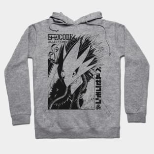 Beelzemon Black & White Hoodie